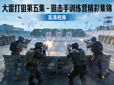 大雷打狙第五集 - 狙击手训练营精彩集锦高清视频