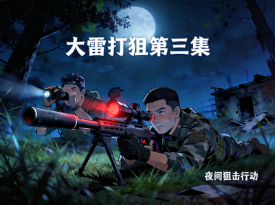 大雷打狙第三集 - 夜间狙击行动紧张刺激镜头